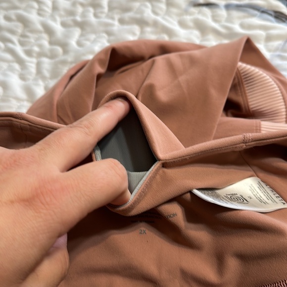 NWT! Athleta Elation Rib Trim 7/8 tight. Plus size 2x (20/22). Palermo pink - Picture 14 of 14